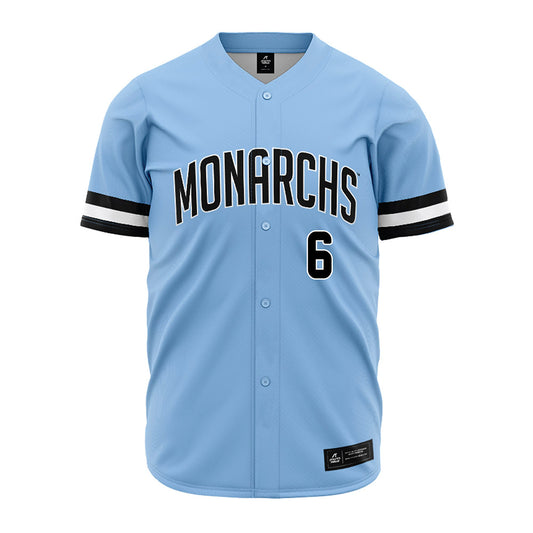 Old Dominion - NCAA Baseball : Maverick Stallings - Blue Jersey-0