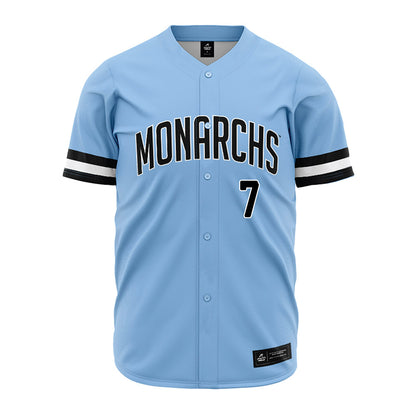 Old Dominion - NCAA Baseball : Will Johnson - Blue Jersey-0