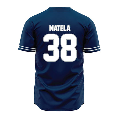 Old Dominion - NCAA Baseball : Bailey Matela - Navy Jersey