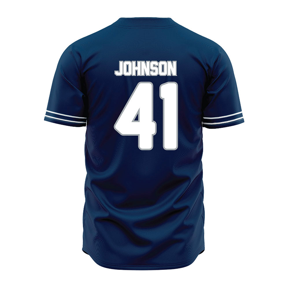 Old Dominion - NCAA Baseball : Patrick Johnson - Navy Jersey-1