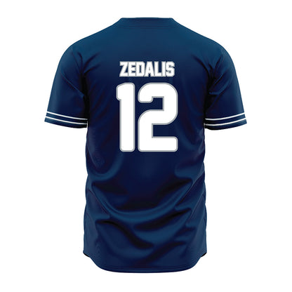 Old Dominion - NCAA Baseball : Tyler Zedalis - Navy Jersey