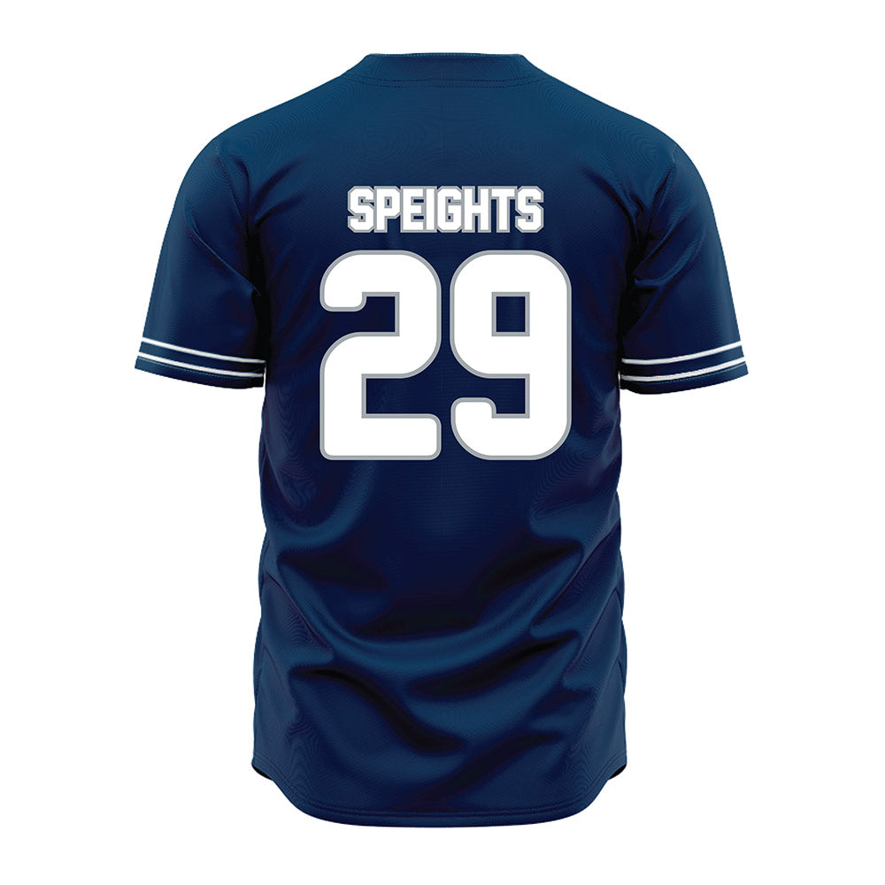 Old Dominion - NCAA Baseball : Jack Speights - Navy Jersey