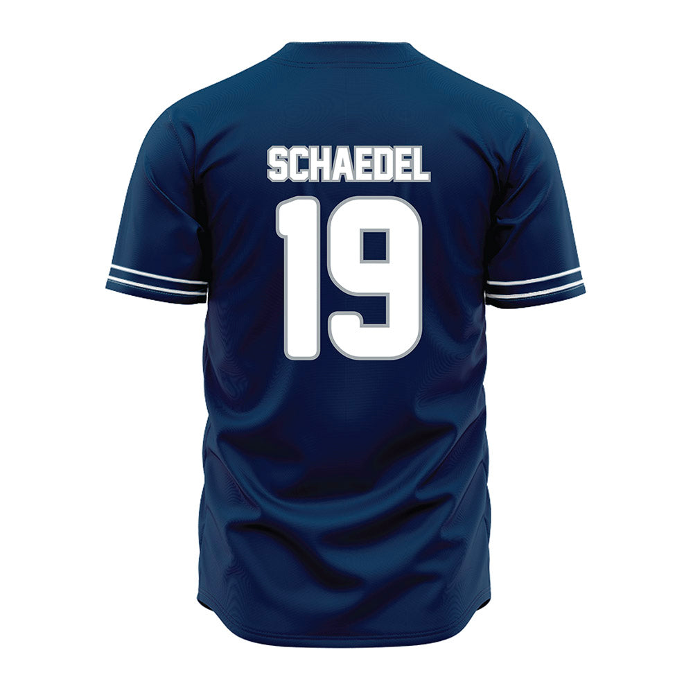 Old Dominion - NCAA Baseball : Tanner Schaedel - Navy Jersey-1