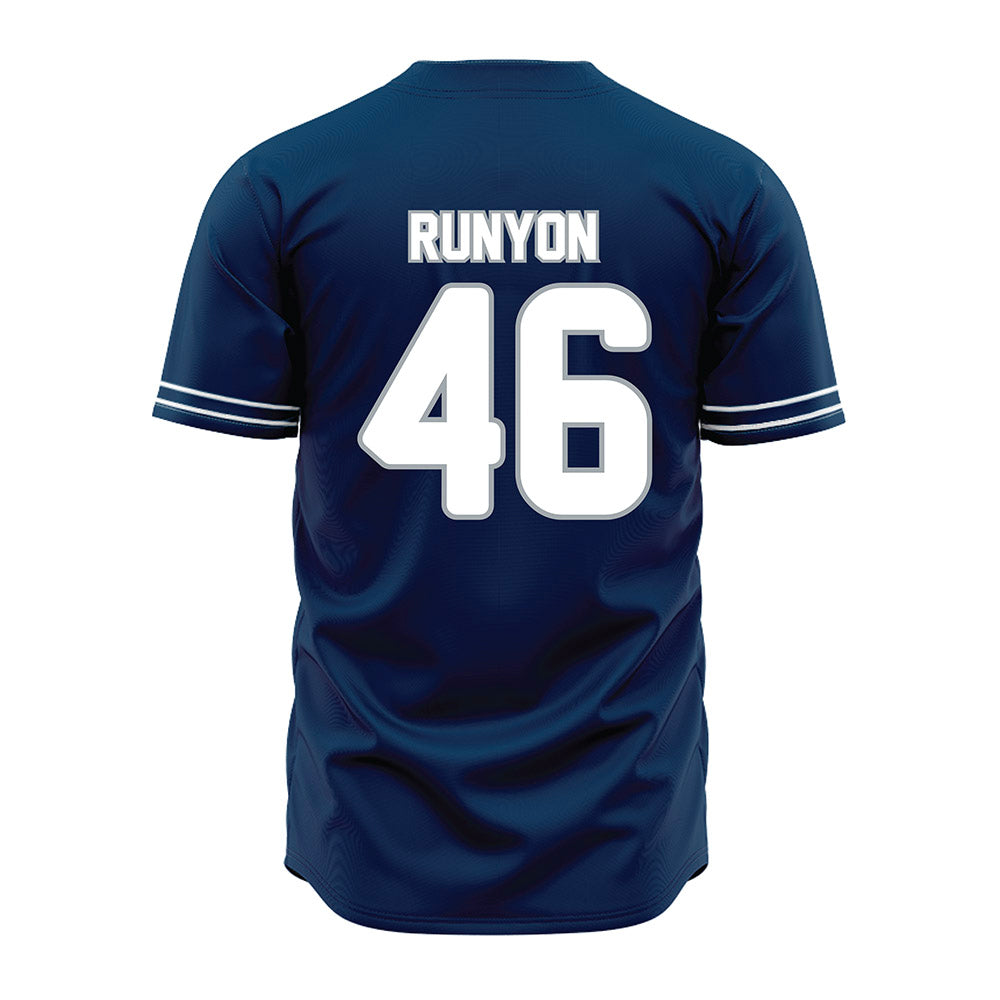Old Dominion - NCAA Baseball : Jackson Runyon - Navy Jersey-1