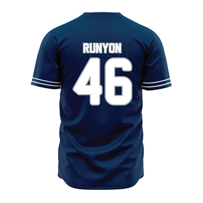 Old Dominion - NCAA Baseball : Jackson Runyon - Navy Jersey-1