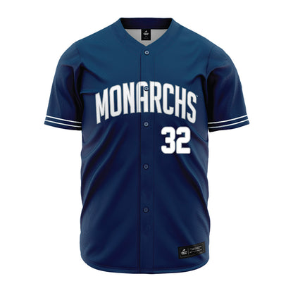 Old Dominion - NCAA Baseball : Darin Kuskie - Navy Jersey-0