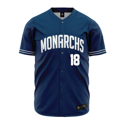 Old Dominion - NCAA Baseball : Brody Connors - Navy Jersey-0