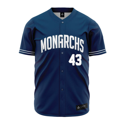 Old Dominion - NCAA Baseball : Jacob Gomez - Navy Jersey