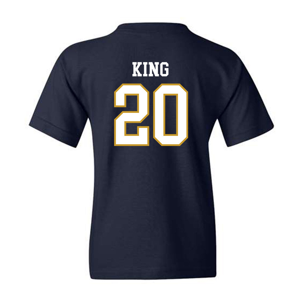 Notre Dame - NCAA Women's Basketball : Liatu King - Sports Shersey Youth T-Shirt