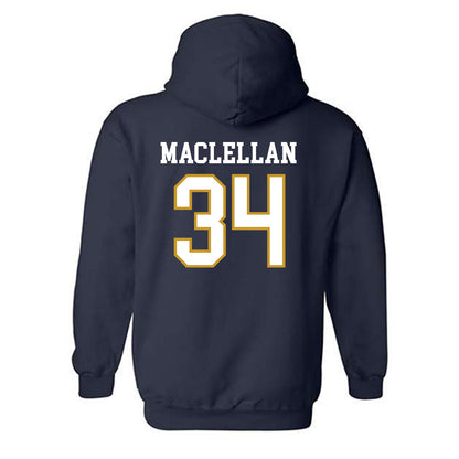 Notre Dame - NCAA Men's Basketball : Matthew MacLellan - Sports Shersey Hooded Sweatshirt-1