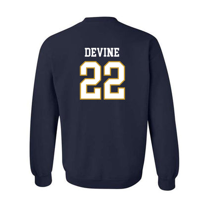 Notre Dame - NCAA Men's Basketball : Luke Devine - Sports Shersey Crewneck Sweatshirt-1