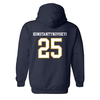 Notre Dame - NCAA Men's Basketball : Nikita Konstantynovskyi - Sports Shersey Hooded Sweatshirt