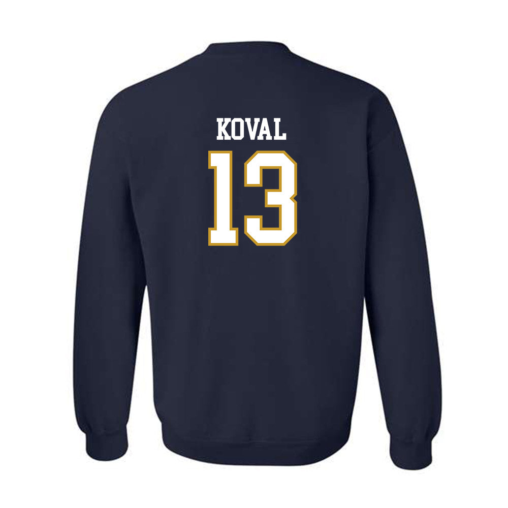 Notre Dame - NCAA Women's Basketball : Kate Koval - Sports Shersey Crewneck Sweatshirt