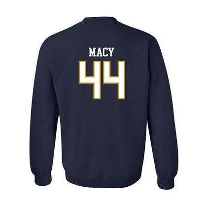 Notre Dame - NCAA Women's Basketball : Leah Macy - Sports Shersey Crewneck Sweatshirt-1