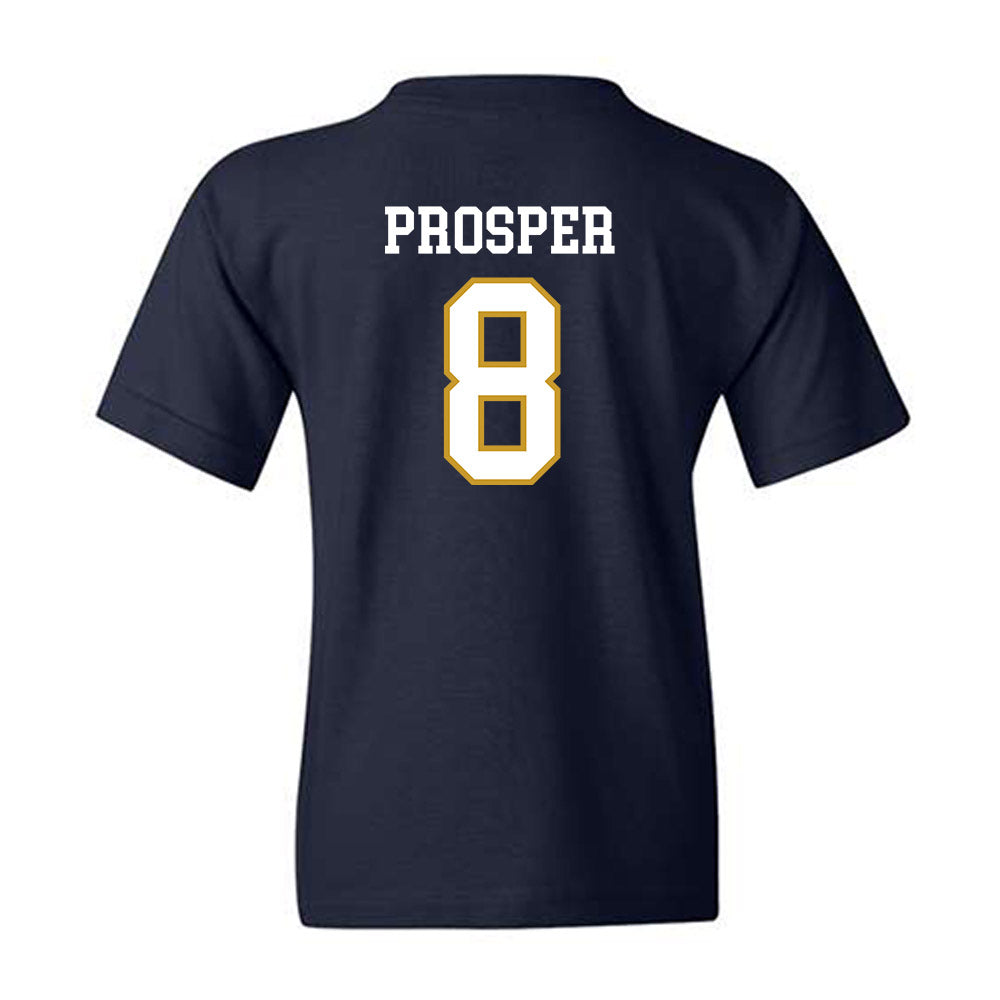 Notre Dame - NCAA Women's Basketball : Cassandre Prosper - Sports Shersey Youth T-Shirt-1