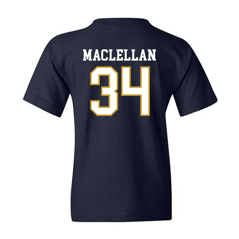 Notre Dame - NCAA Men's Basketball : Matthew MacLellan - Sports Shersey Youth T-Shirt-1