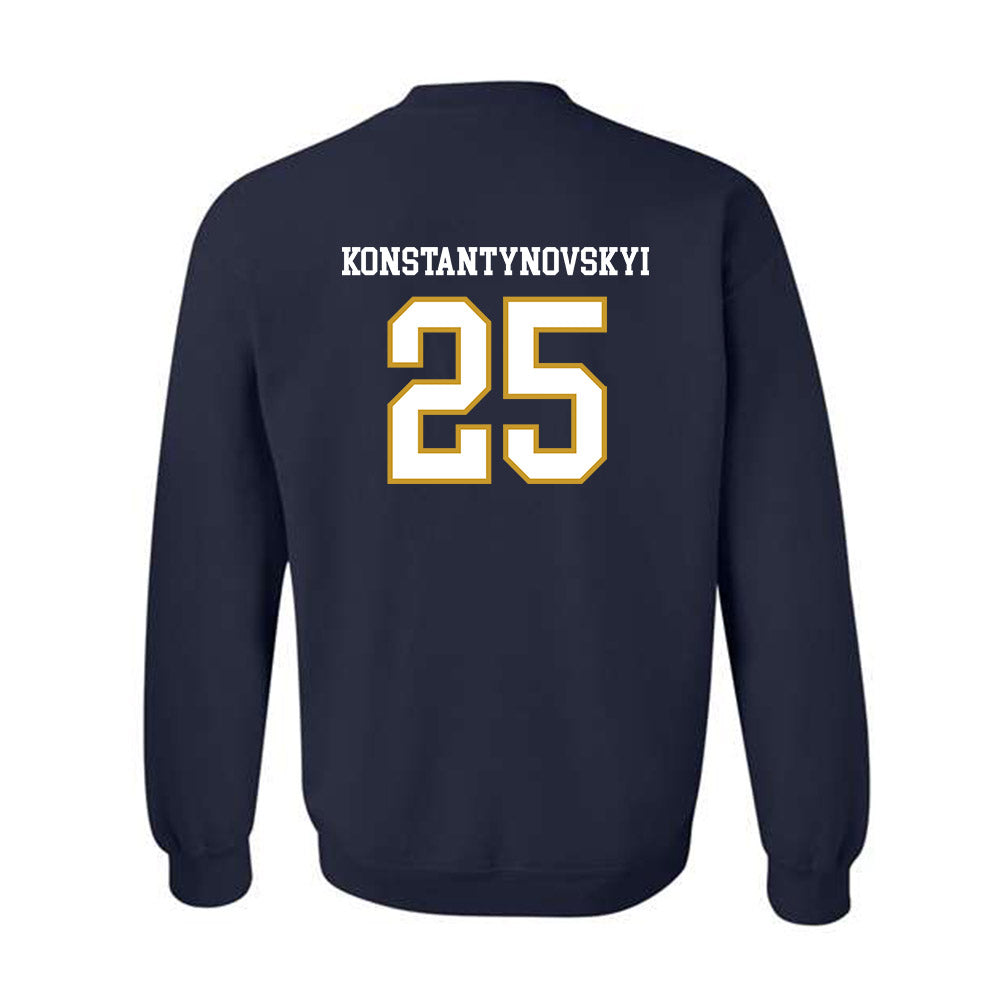 Notre Dame - NCAA Men's Basketball : Nikita Konstantynovskyi - Sports Shersey Crewneck Sweatshirt