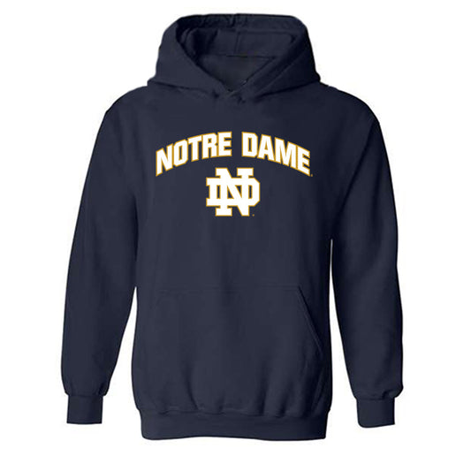 Notre Dame - NCAA Men's Basketball : Cole Certa - Sports Shersey Hooded Sweatshirt-0
