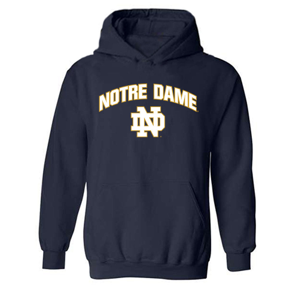 Notre Dame - NCAA Men's Basketball : Nikita Konstantynovskyi - Sports Shersey Hooded Sweatshirt