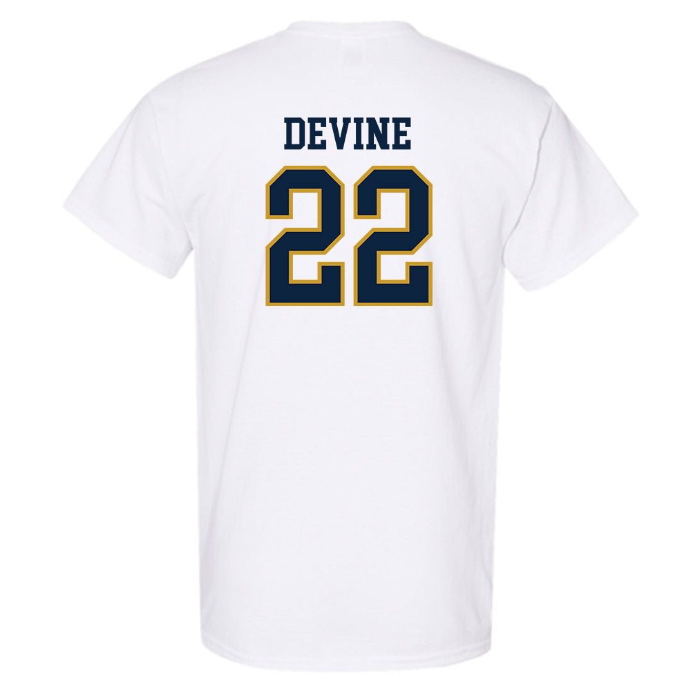 Notre Dame - NCAA Men's Basketball : Luke Devine - Sports Shersey T-Shirt-1