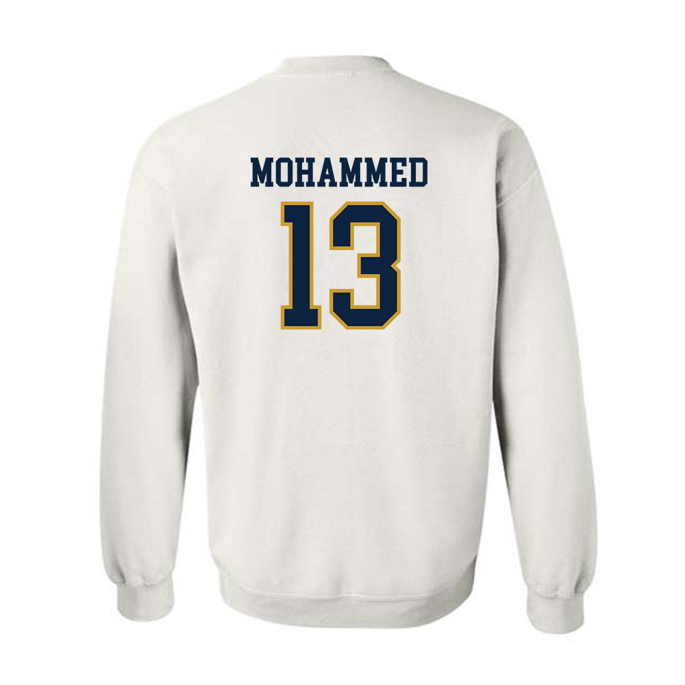 Notre Dame - NCAA Men's Basketball : Sir Mohammed - Sports Shersey Crewneck Sweatshirt-1