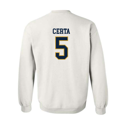 Notre Dame - NCAA Men's Basketball : Cole Certa - Sports Shersey Crewneck Sweatshirt-1