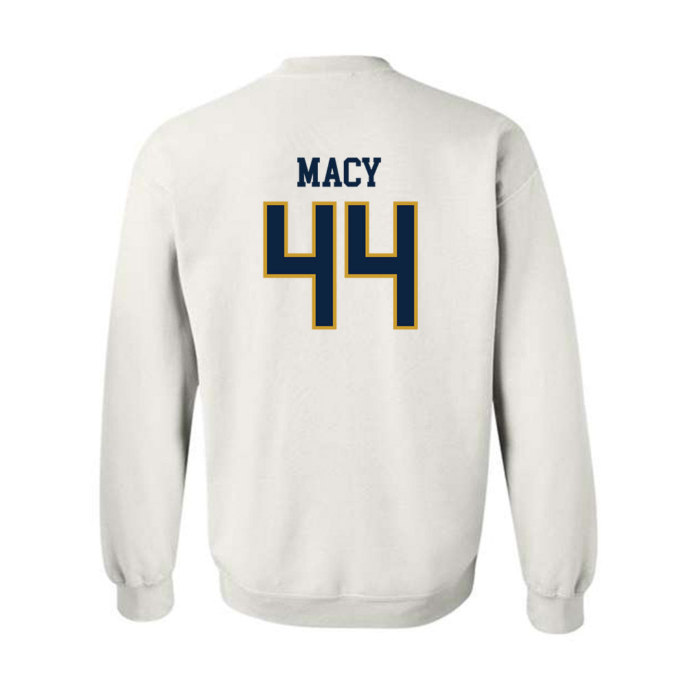 Notre Dame - NCAA Women's Basketball : Leah Macy - Sports Shersey Crewneck Sweatshirt-1
