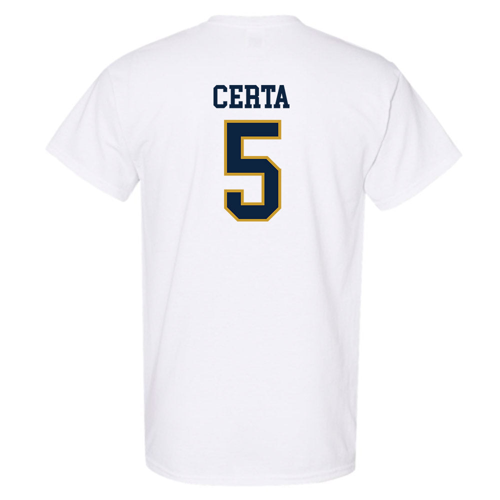 Notre Dame - NCAA Men's Basketball : Cole Certa - Sports Shersey T-Shirt-1