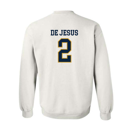 Notre Dame - NCAA Women's Basketball : Vanessa de Jesus - Sports Shersey Crewneck Sweatshirt-1