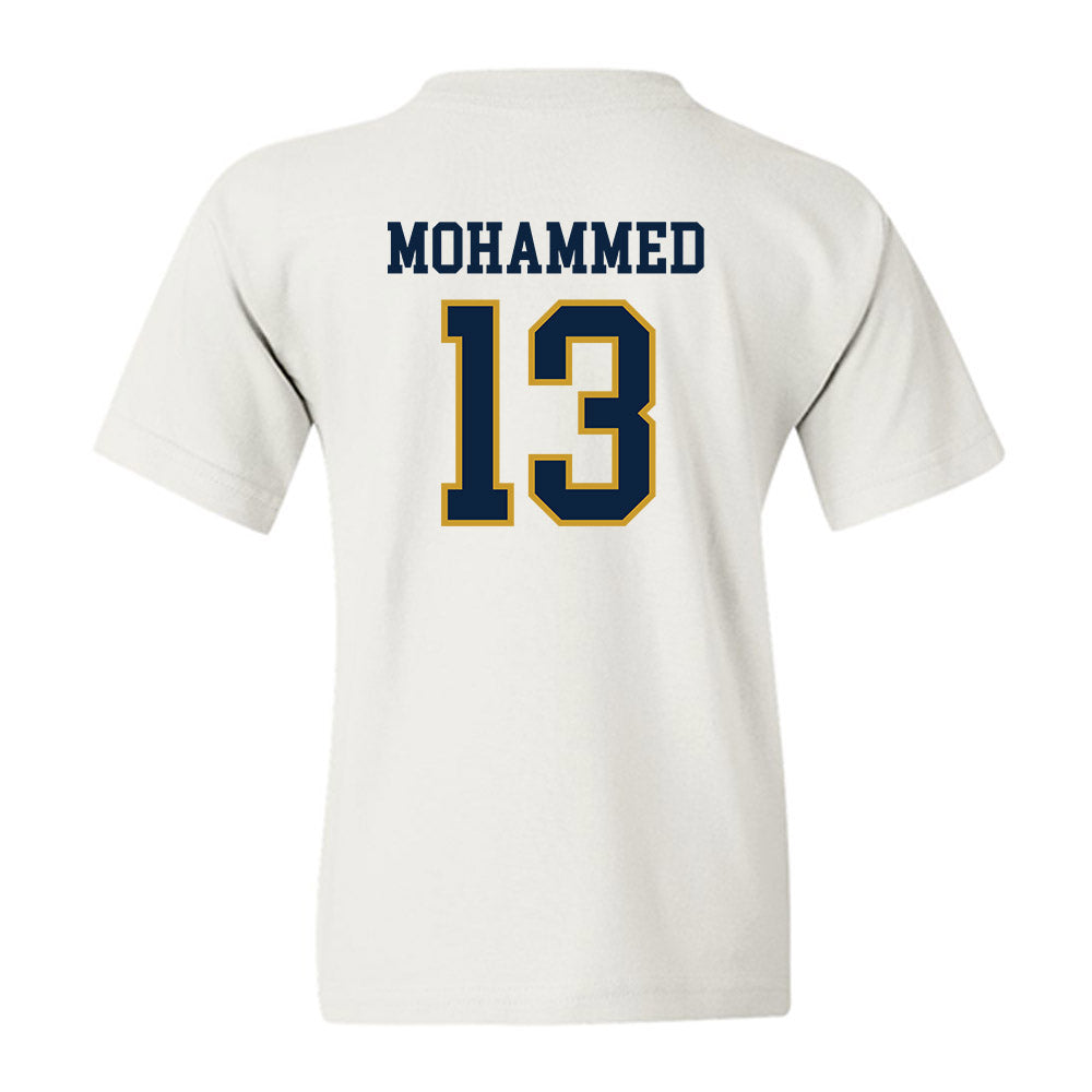 Notre Dame - NCAA Men's Basketball : Sir Mohammed - Sports Shersey Youth T-Shirt-1