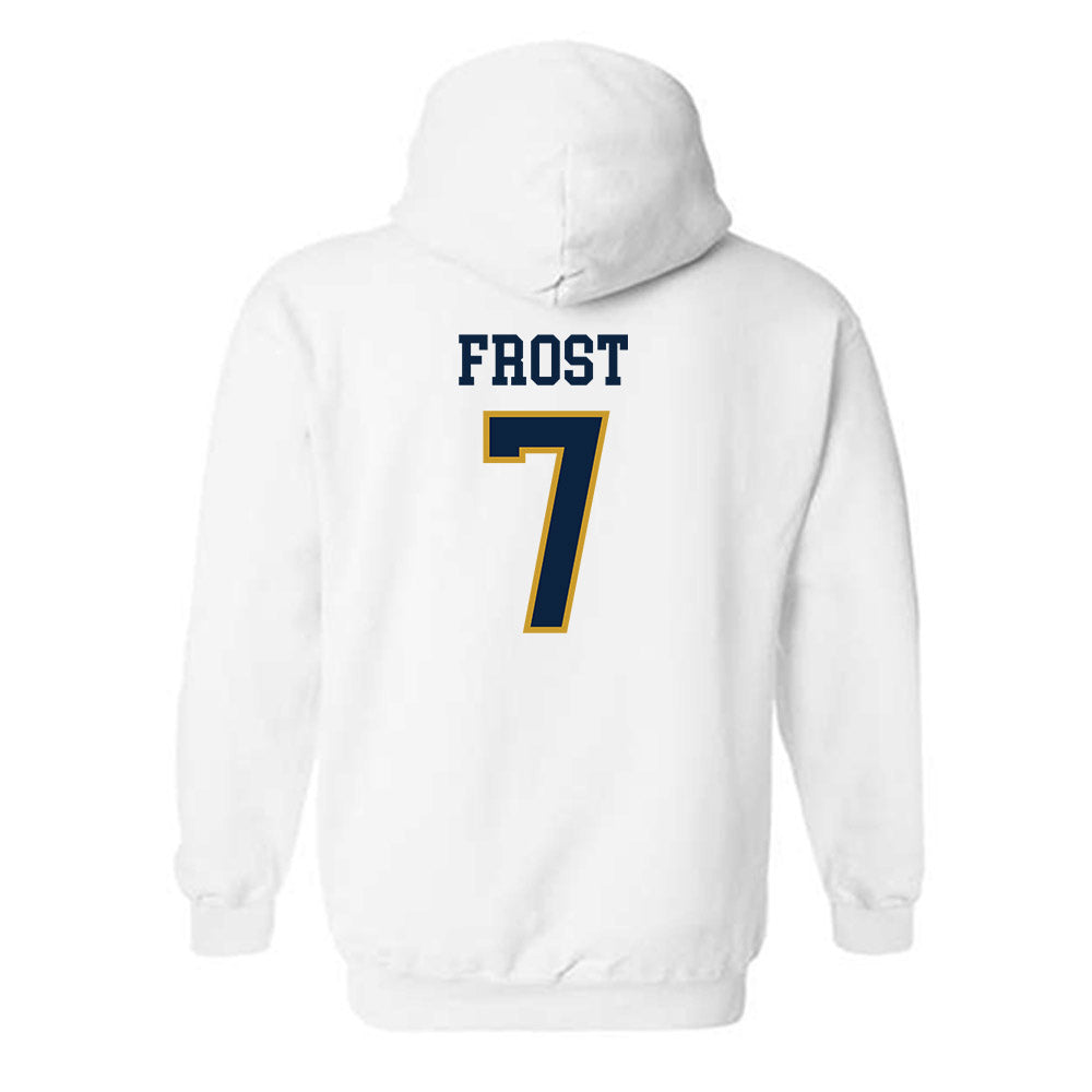 Notre Dame - NCAA Men's Basketball : Ryder Frost - Sports Shersey Hooded Sweatshirt-1