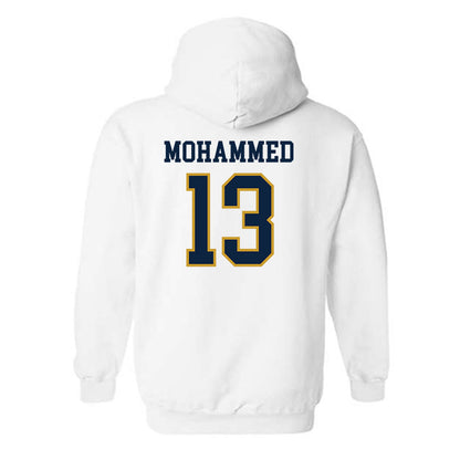 Notre Dame - NCAA Men's Basketball : Sir Mohammed - Sports Shersey Hooded Sweatshirt-1