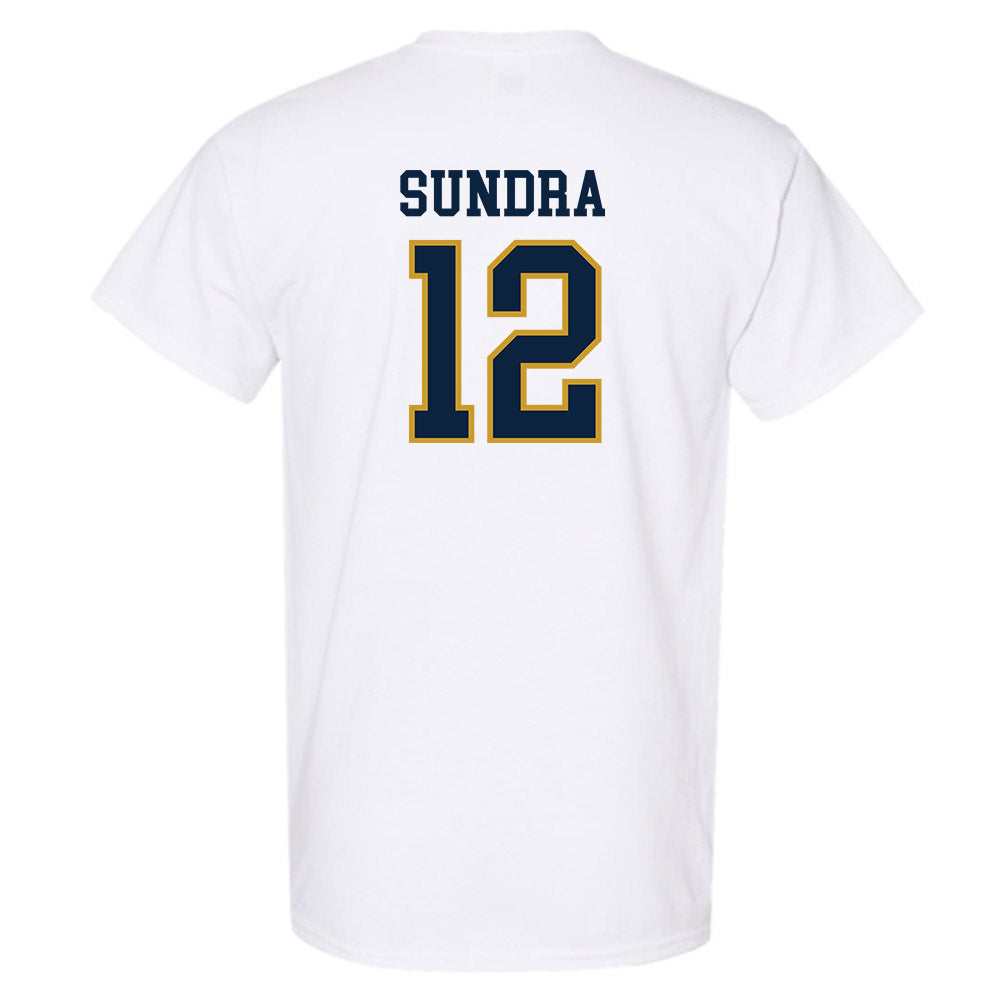 Notre Dame - NCAA Men's Basketball : Garrett Sundra - Sports Shersey T-Shirt-1