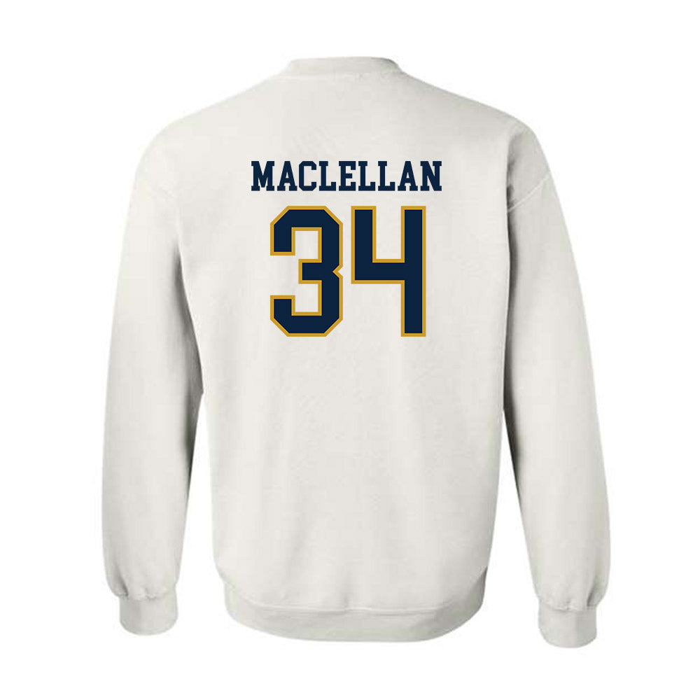 Notre Dame - NCAA Men's Basketball : Matthew MacLellan - Sports Shersey Crewneck Sweatshirt-1