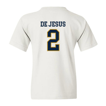 Notre Dame - NCAA Women's Basketball : Vanessa de Jesus - Sports Shersey Youth T-Shirt-1