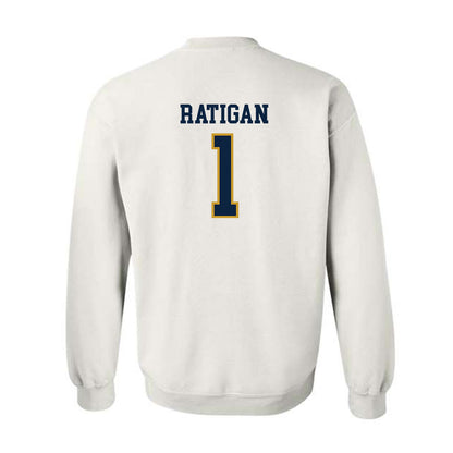 Notre Dame - NCAA Women's Basketball : Kelly Ratigan - Sports Shersey Crewneck Sweatshirt-1