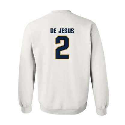 Notre Dame - NCAA Women's Basketball : Vanessa de Jesus - Sports Shersey Crewneck Sweatshirt-1