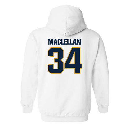 Notre Dame - NCAA Men's Basketball : Matthew MacLellan - Sports Shersey Hooded Sweatshirt-1