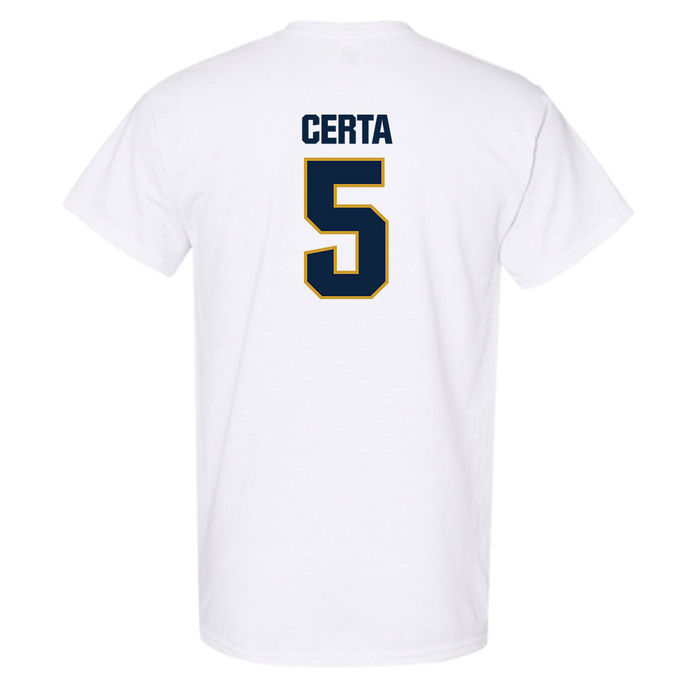 Notre Dame - NCAA Men's Basketball : Cole Certa - Sports Shersey T-Shirt-1