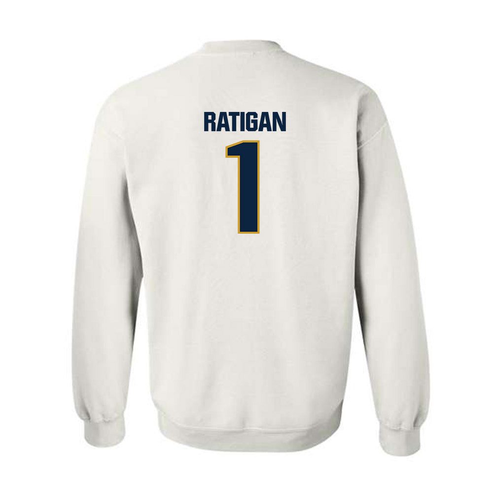 Notre Dame - NCAA Women's Basketball : Kelly Ratigan - Sports Shersey Crewneck Sweatshirt-1