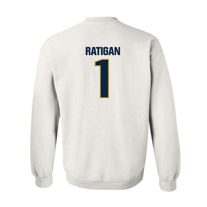 Notre Dame - NCAA Women's Basketball : Kelly Ratigan - Sports Shersey Crewneck Sweatshirt-1