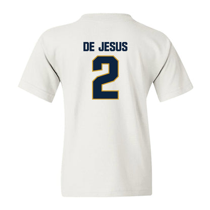Notre Dame - NCAA Women's Basketball : Vanessa de Jesus - Sports Shersey Youth T-Shirt-1