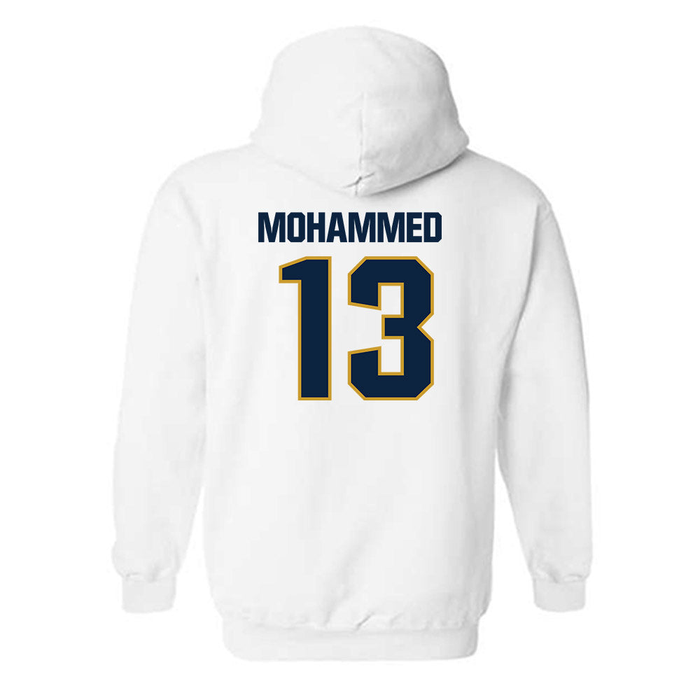 Notre Dame - NCAA Men's Basketball : Sir Mohammed - Sports Shersey Hooded Sweatshirt-1