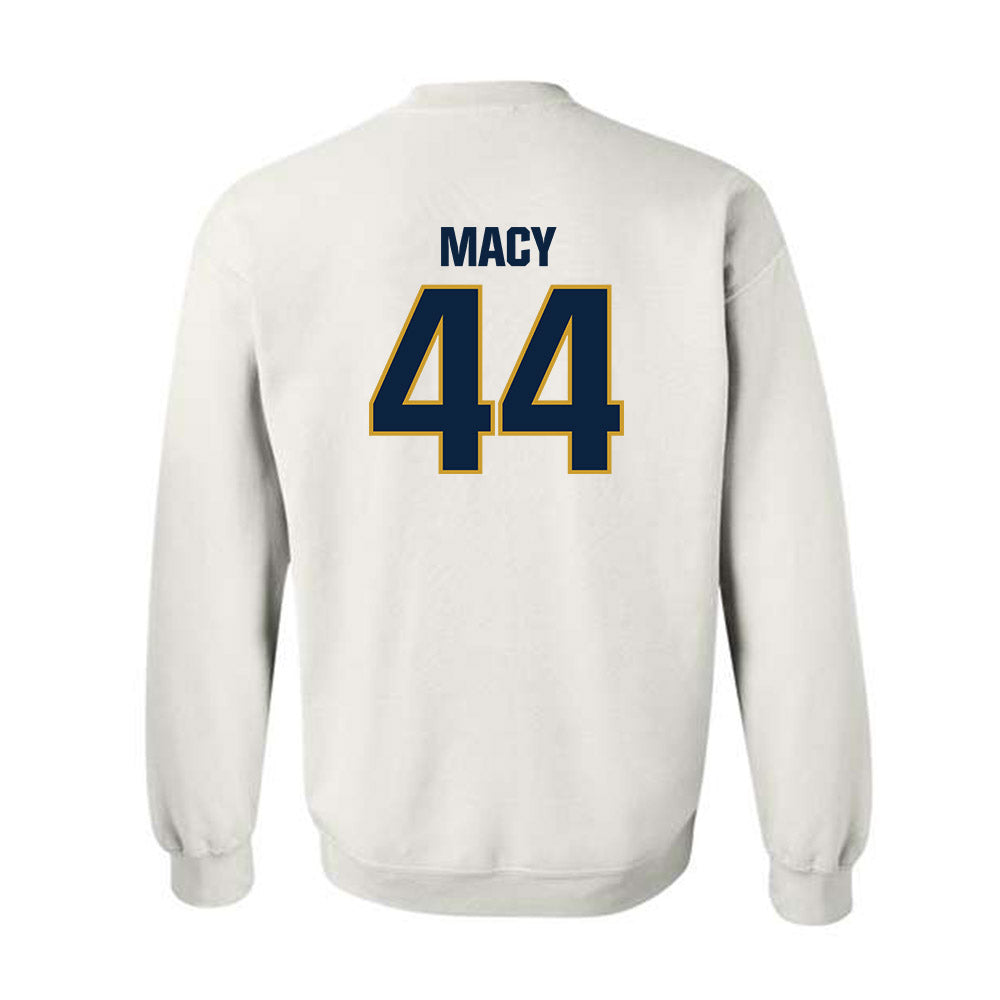 Notre Dame - NCAA Women's Basketball : Leah Macy - Sports Shersey Crewneck Sweatshirt-1
