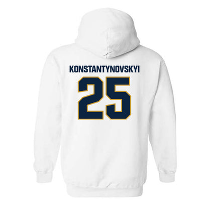 Notre Dame - NCAA Men's Basketball : Nikita Konstantynovskyi - Sports Shersey Hooded Sweatshirt