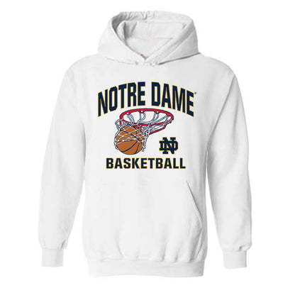 Notre Dame - NCAA Men's Basketball : Nikita Konstantynovskyi - Sports Shersey Hooded Sweatshirt