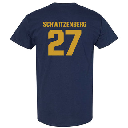 Notre Dame - NCAA Men's Lacrosse : Nate Schwitzenberg - Sports Shersey T-Shirt-1