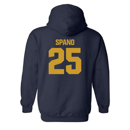 Notre Dame - NCAA Men's Lacrosse : Tyler Spano - Sports Shersey Hooded Sweatshirt-1