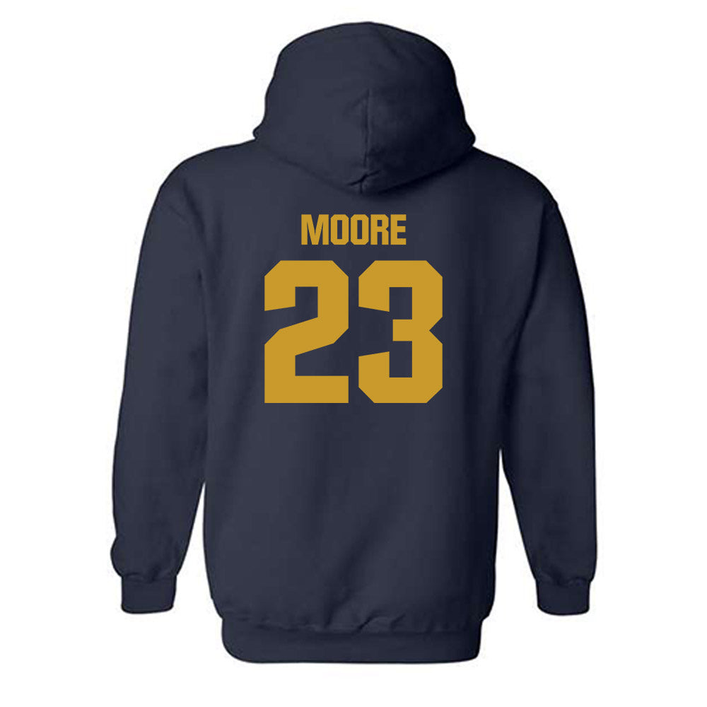 Notre Dame - NCAA Women's Lacrosse : Molly Moore - Sports Shersey Hooded Sweatshirt-1