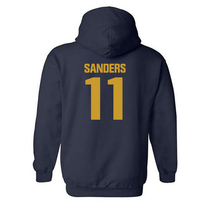 Notre Dame - NCAA Women's Lacrosse : Marleigh Sanders - Sports Shersey Hooded Sweatshirt